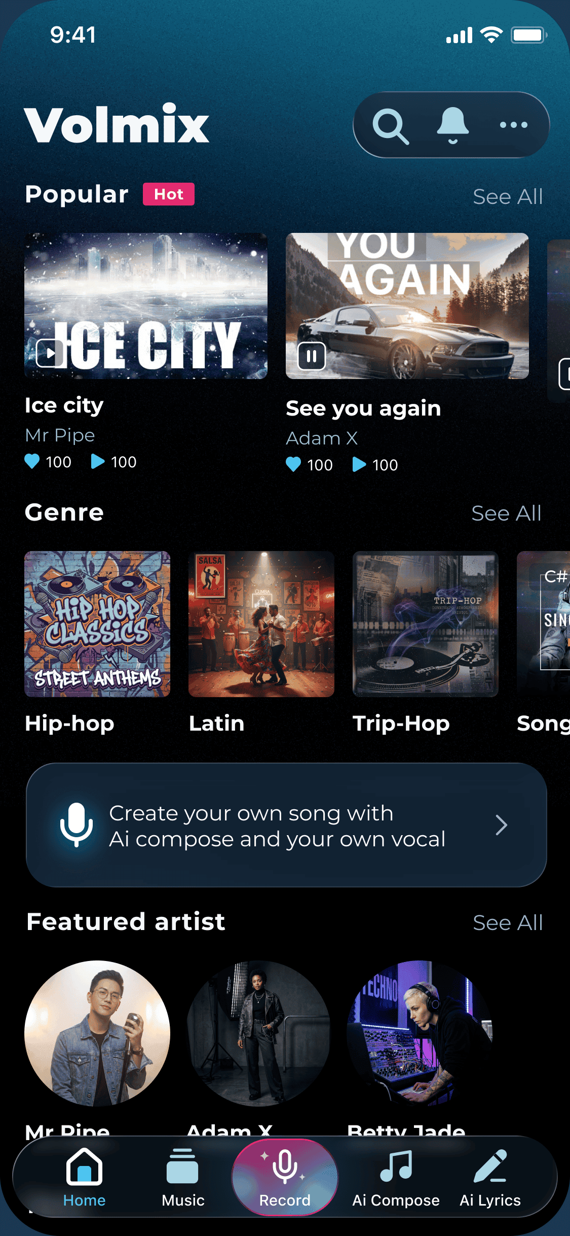 Showcase + AI compose
