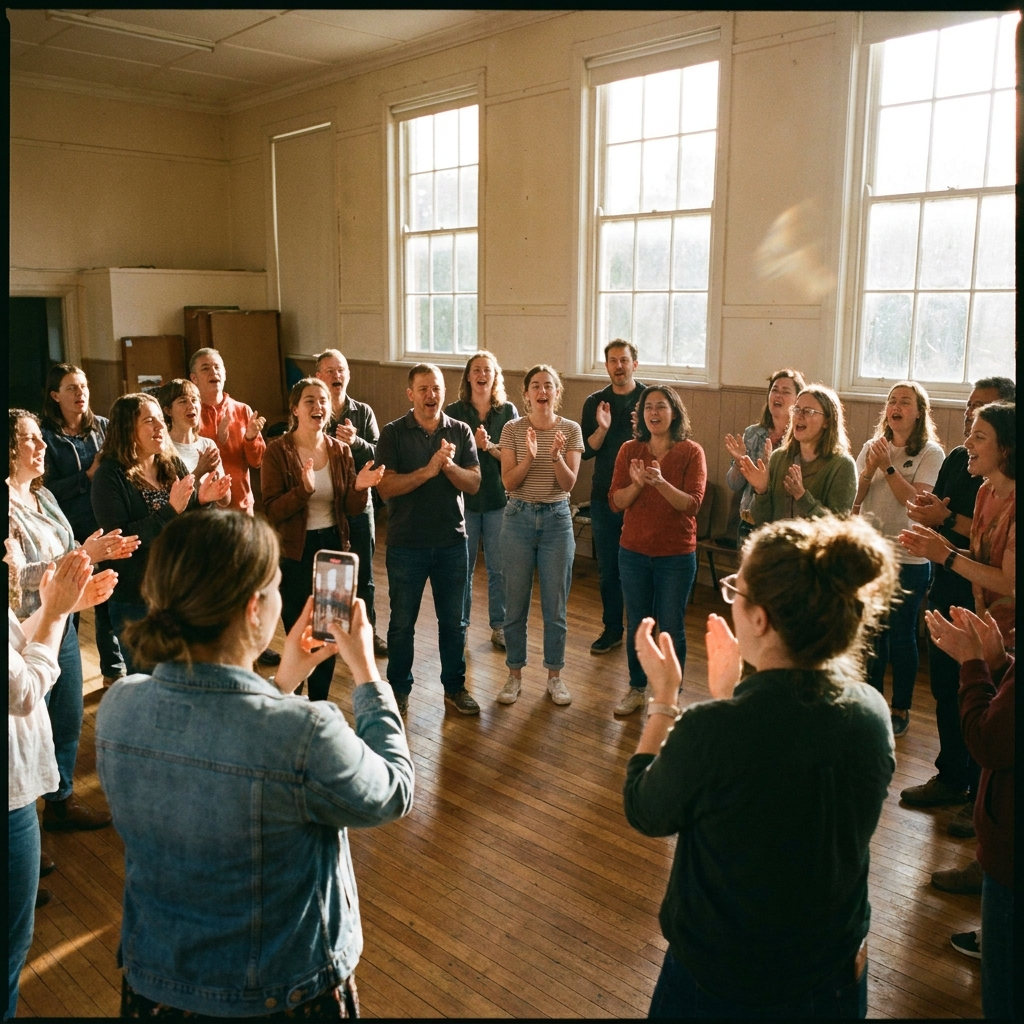 Sunday choir rehearsal