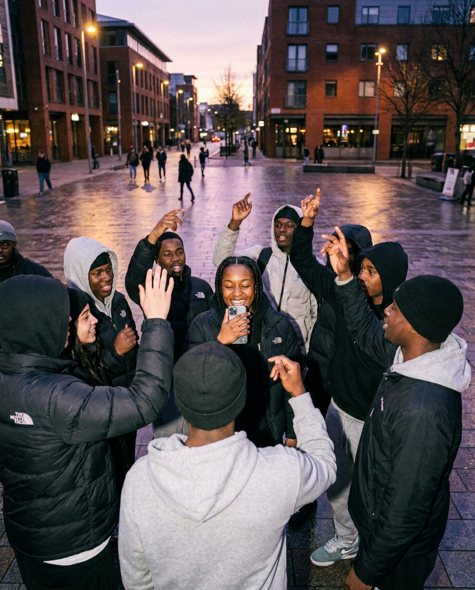 Street cypher circle